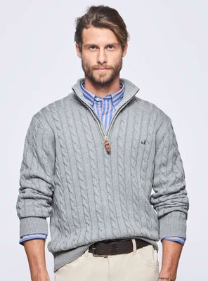 Imagen 1 del producto Sweater Trezado Row Medio Cierre