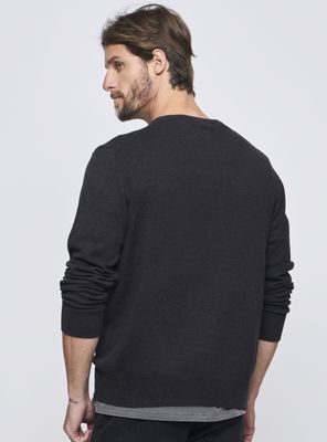 Imagen 2 del producto Sweater Cuello V Liso  Row