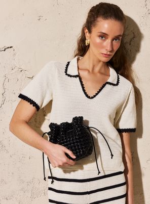 Cartera Crossbody Trenzado Colaboración María Pombo