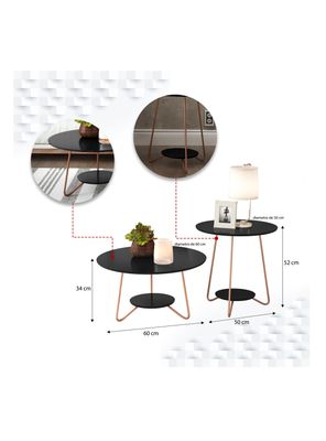 Imagen 2 del producto Mesa de Centro Liz + Mesa Lateral