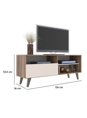 Imagen 2 del producto Rack TV Detroit Off White