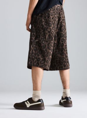 Imagen 2 del producto Bermuda Print Leopardo Carpenter Fit