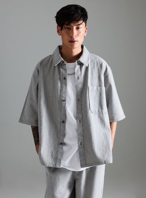 Camisa Sólido Boxy Fit