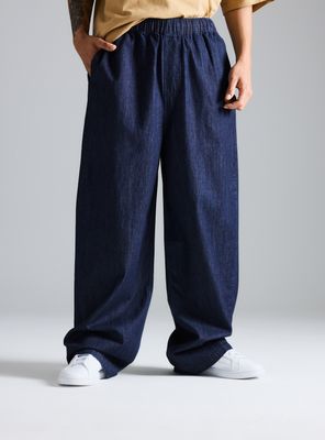 Pantalón Denim Wide Leg Fit