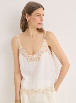 Imagen 2 del producto Polera sin Mangas Estilo Lencero