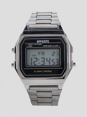 Reloj Digital Silver Mujer