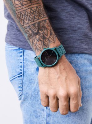 Imagen 2 del producto Reloj Análogo con Correa Metal Verde Hombre