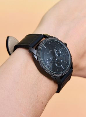 Pack Reloj Análogo Black Hombre + Strap Anteojos