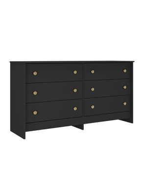 Imagen 1 del producto Cómoda Duplex 6 Cajones Negro