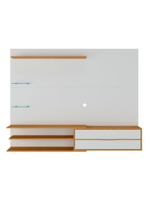 Rack Pared Be 65"" Blanco Miel