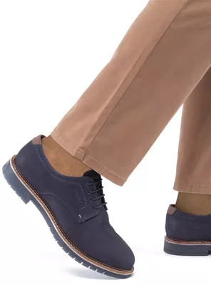 Zapato Casual Cuero Albany35831 Hombre