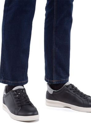 Zapatilla Urbana Black Bangkok 36033 Cuero Hombre