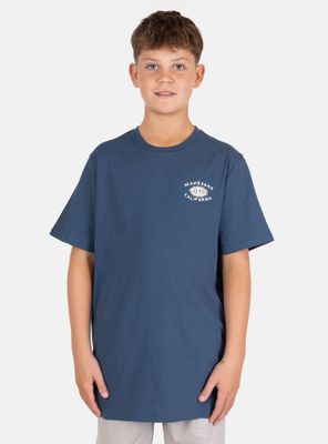 Imagen 1 del producto Polera Estampado Espalda California Azul