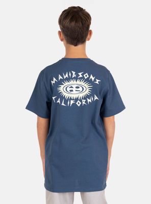 Imagen 2 del producto Polera Estampado Espalda California Azul