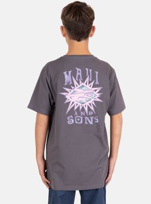 Imagen 2 del producto Polera Estampado Tiburón Espalda Grey