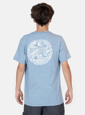 Imagen 2 del producto Polera Estampado Espalda con Ilustración en Contraste