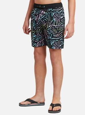 Traje de Baño Corto Diseño Multicolor Niño