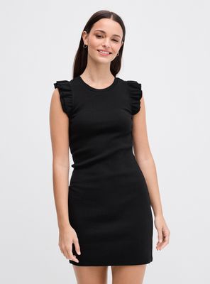 Vestido Manga con Vuelo