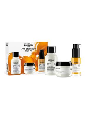 Mini Set Profesional Anti-Quiebre Shampoo 100ml + Máscara 75ml + Aceite Concentrado 30ml Metal Detox
