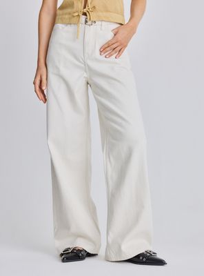 Pantalón Wide Leg Cinturón