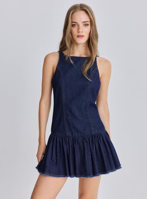 Imagen 1 del producto Vestido Escote Espalda Denim