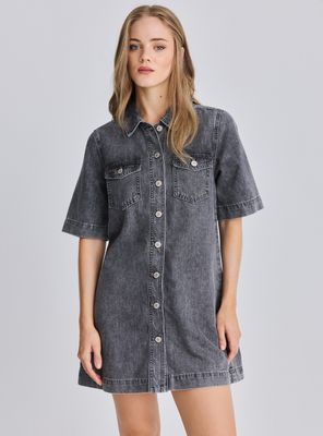 Vestido Camisero Denim