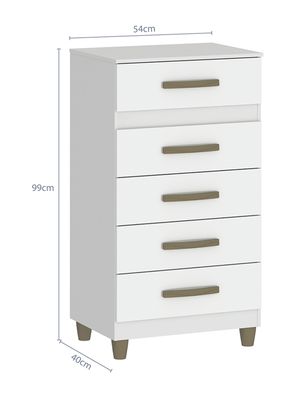 Imagen 2 del producto Cómoda Malta 5 Cajones