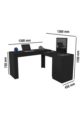 Imagen 2 del producto Tocador Star 1 Puerta 136x136x118 cm