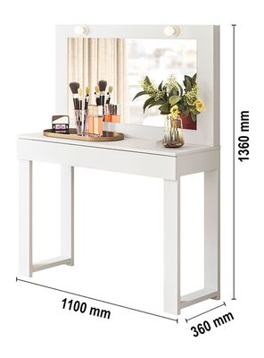 Imagen 2 del producto Tocador Gala Blanco 1 Cajón