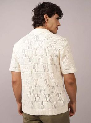 Imagen 2 del producto Camisa Polo AE a Cuadros con Botones para Fin de Semana