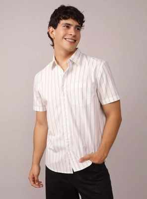 Camisa AE Estampada con Botones