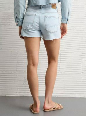 Imagen 2 del producto Short Ae Strigid Ripped Súper High Waisted Relaxed Denim