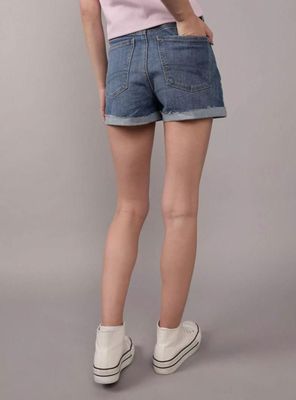 Imagen 2 del producto Short Ae Denim con Dobladillo Deshilachado