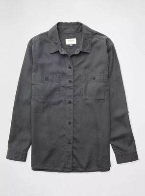 Camisa Ae Bestie Manga Larga con Botones