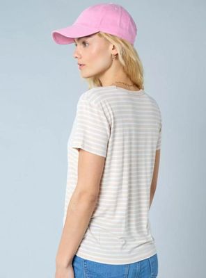 Imagen 2 del producto Polera Rayada Cuello en V