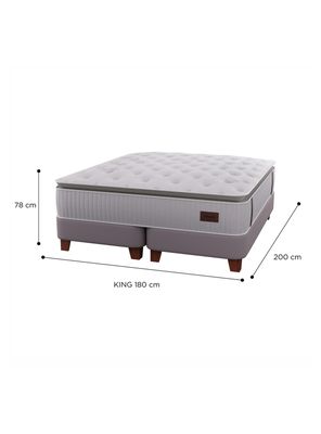 Imagen 2 del producto Cama Europea Heritage King 180x200 cm + Respaldo Tubular