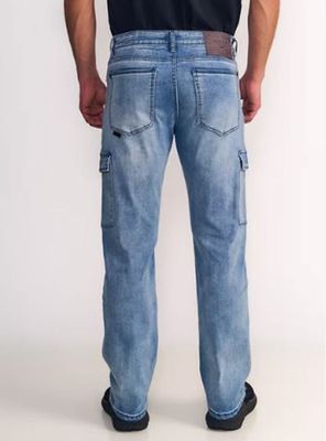 Imagen 2 del producto Jeans Cargo Tiro Alto Light-Med