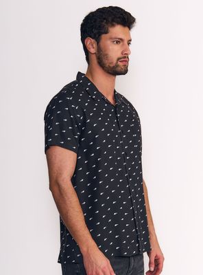 Imagen 2 del producto Camisa Manga Corta Surf Guayabera Sarga Mini Print