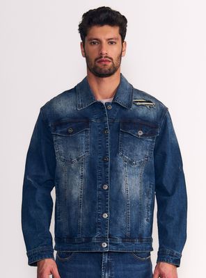 Imagen 1 del producto Chaqueta New Trucker Nenim Med Emboss Destroyed