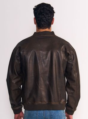 Imagen 2 del producto Chaqueta Bomber Estilo Desgastada