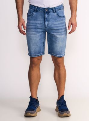 Short Denim Bob Tiro Alto Light