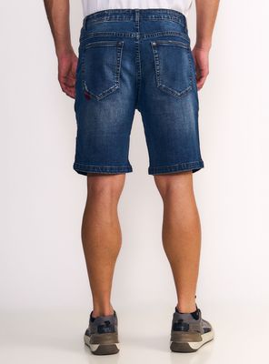 Imagen 2 del producto Short Rocks Destroyed Emboss Denim
