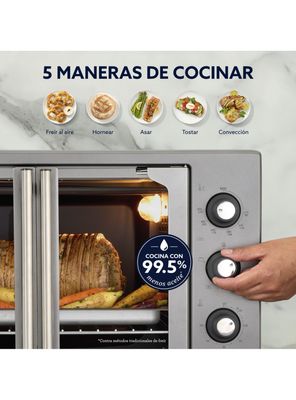 Imagen 2 del producto Horno Eléctrico con Freidora de Aire 35 Litros Puerta Francesa
