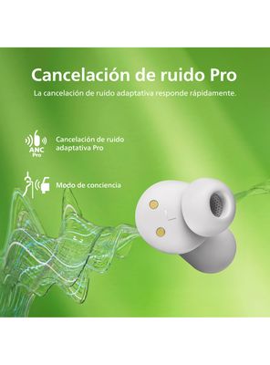 Imagen 2 del producto Audífonos Bluetooth Noise Cancelling TAT3509 TWS Blanco