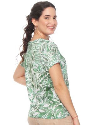 Imagen 2 del producto Polera Sublimada con Aplicación Strass Escote