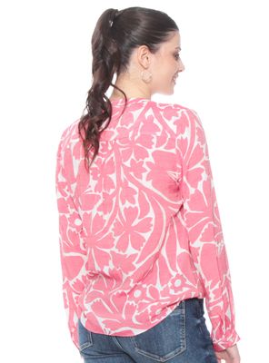 Imagen 2 del producto Blusa Estampada Abotonada en Delantero Color