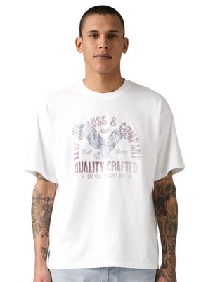 Polera Quality Crafted Estampado Manga Corta