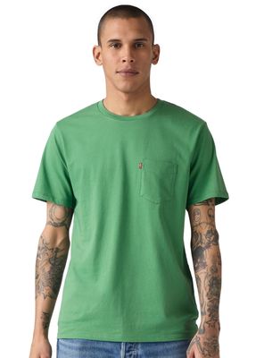 Polera Lisa Bolsillo Frontal Algodón