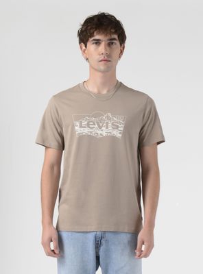 Polera Logo Estampado Manga Corta