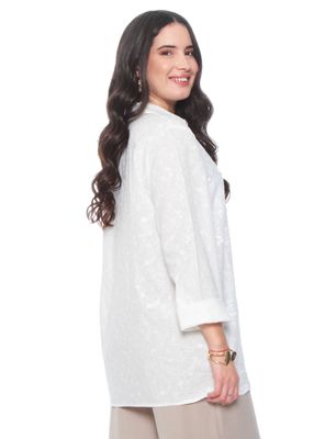 Imagen 2 del producto Blusa Manga Larga Embroidery Abotonada en el Delantero